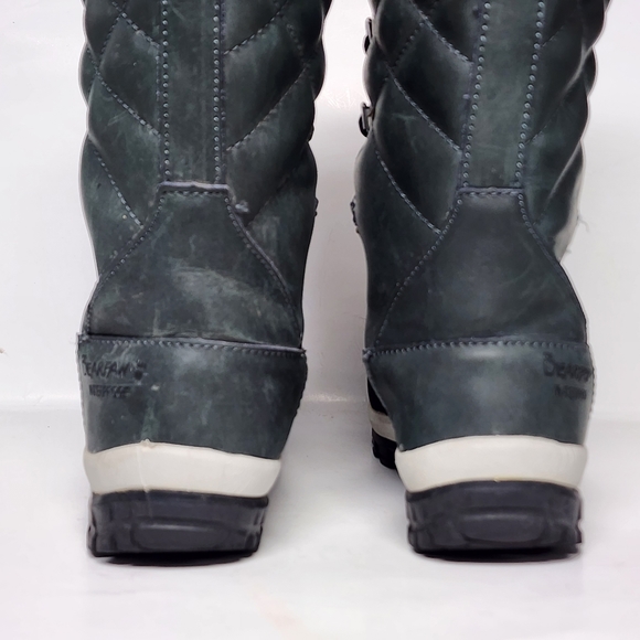 Bearpaw Womens Isabella Gray Wool Waterproof Sheepskin Snow Boots Shoes Size 7 - Picture 5 of 9